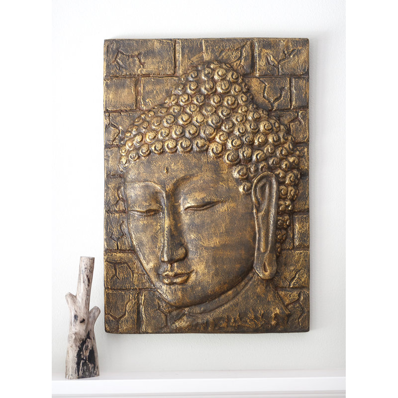 Garden Age Relief Buddha Head Wall Décor Wayfair Garden Age Relief Buddha Head Wall