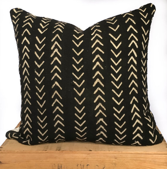 mudcloth throw pillow