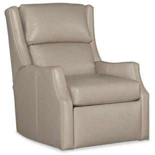 Thomas Leather Power Wall Hugger Recliner With Articulating Headrest by Bradington-Young Cool