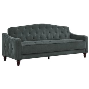 Vintage Tufted Convertible Sofa