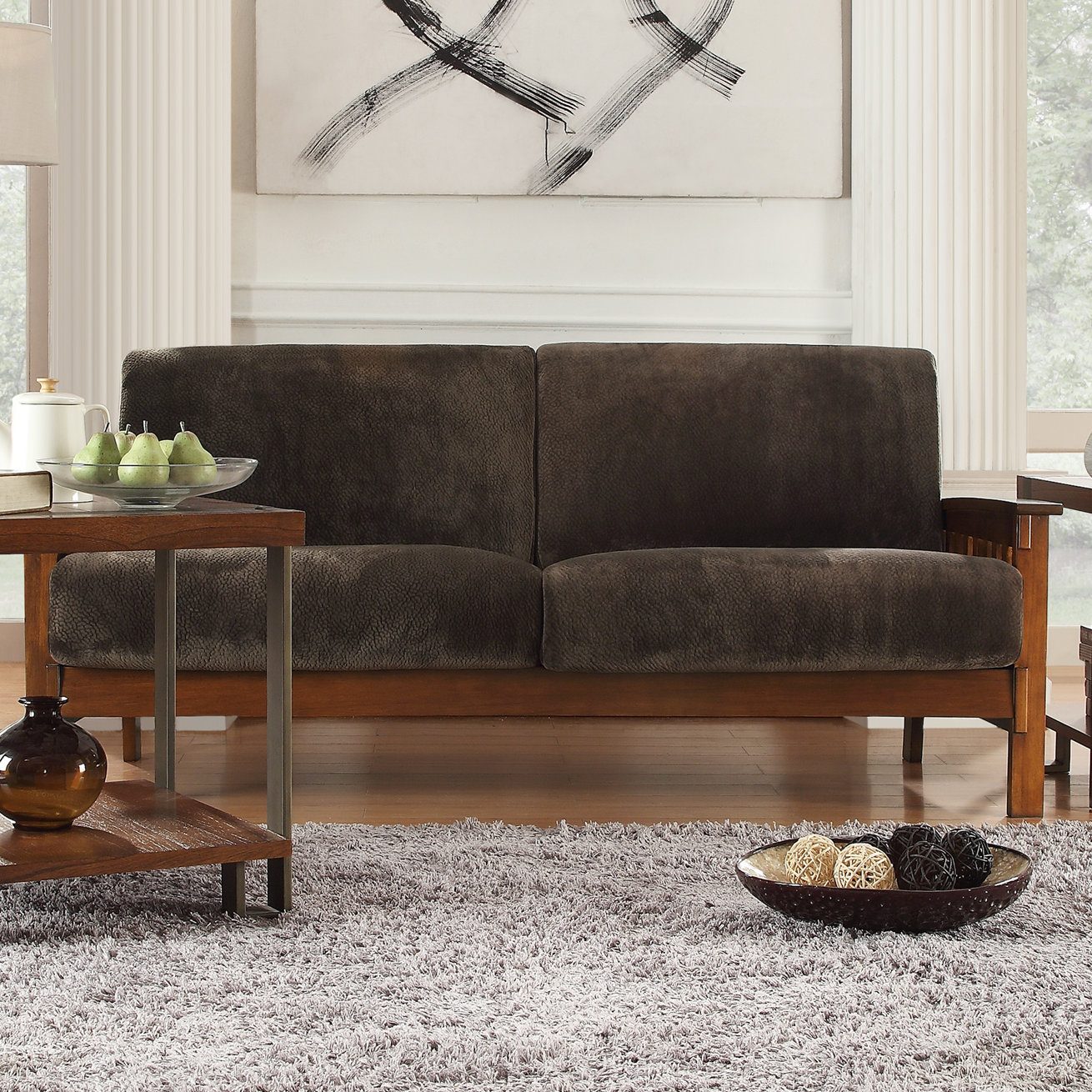 Charlton Home Wydmire Mission Sofa Reviews Wayfair