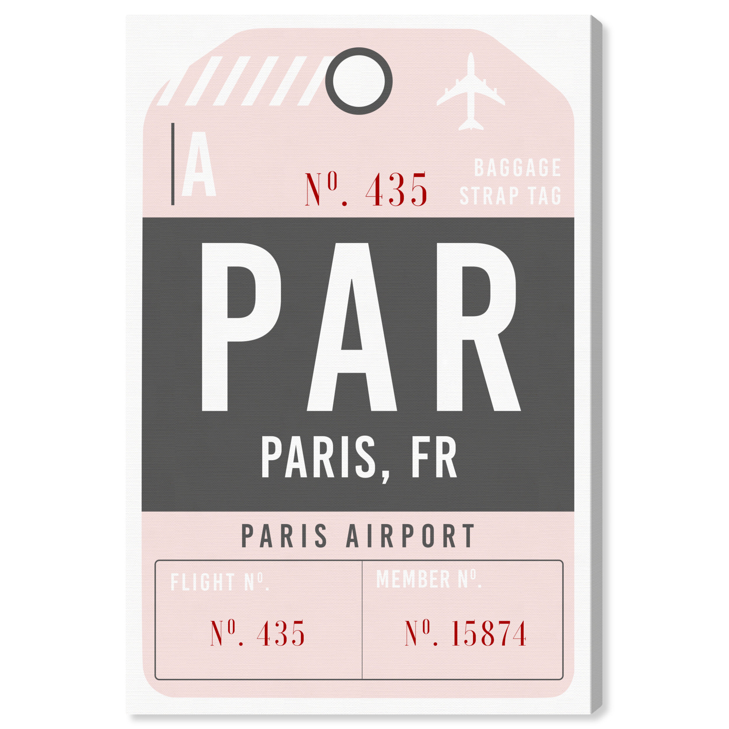 airport luggage tag