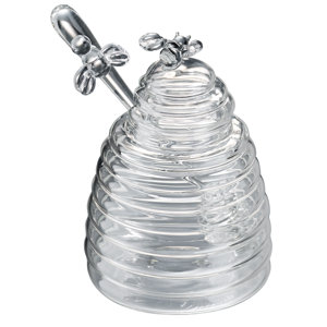 Hive Honey Pot and Dipper Storage Jar