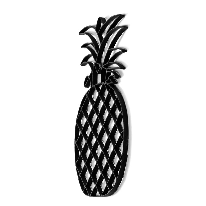 Bay Isle Home Pineapple Sculpture Metal Wall Decor ...