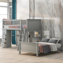 Bunk Bed Desk Dresser Combo Wayfair