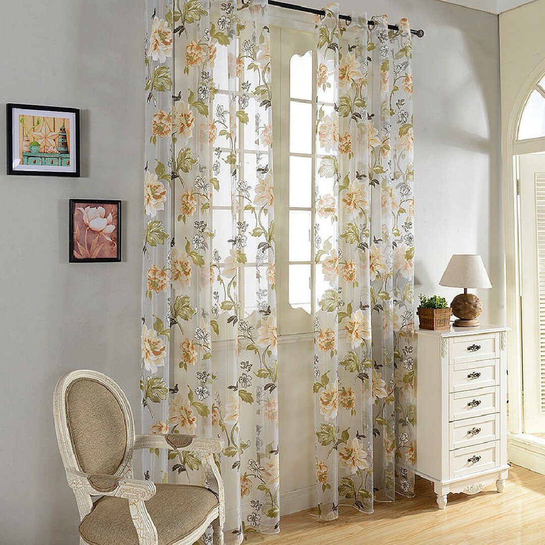 Gracie Oaks Sharonville Polyester Sheer Curtain Panel | Wayfair