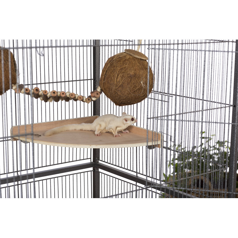 Tucker Murphy Pet Thea Flight Bird Cage With Storage Shelf