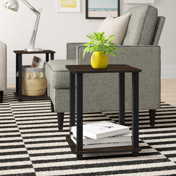 Black End Table Set Of 2 Wayfair