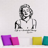 Marilyn Monroe Wall Decal Wayfair