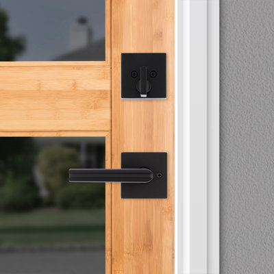 Kwikset Milan Square Keyed Lever