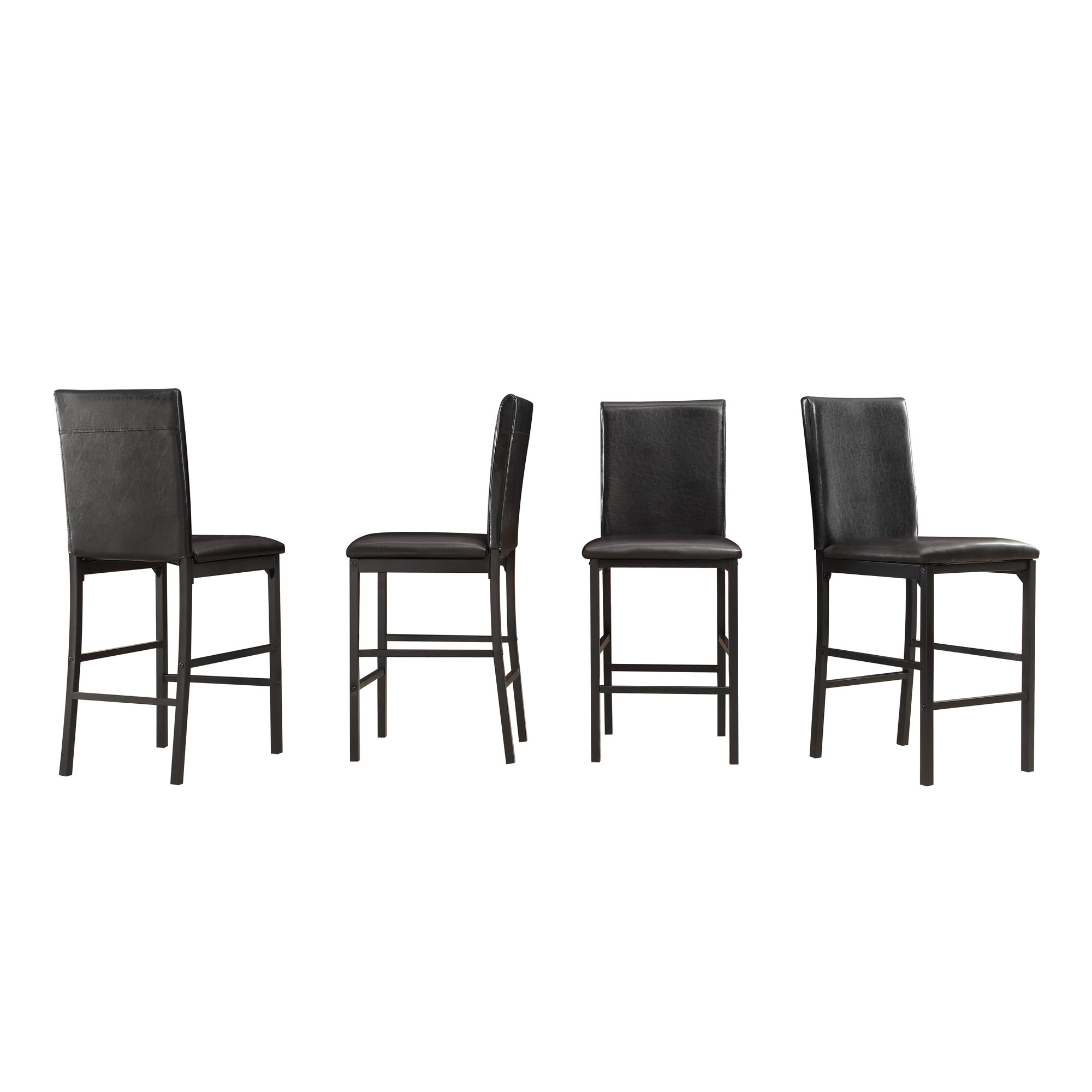black counter height chairs set of 4