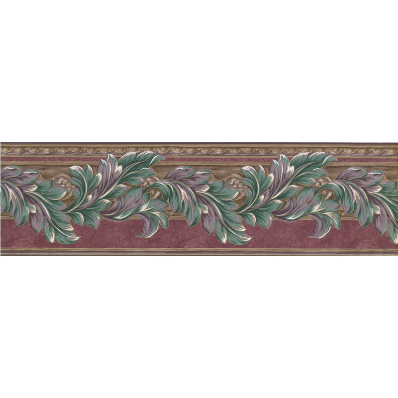 Astoria Grand Kouba Plum Leaves Retro Design 15 L X 7 W Floral