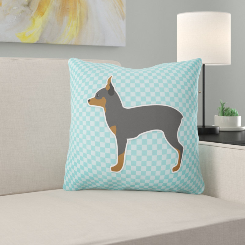 East Urban Home Toy Fox Terrier Indoor Outdoor Throw Pillow Wayfair