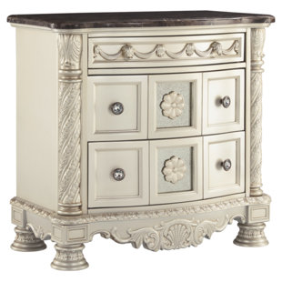 Go to store & view more images Petry 3 Drawer Night Stand by Astoria Grand