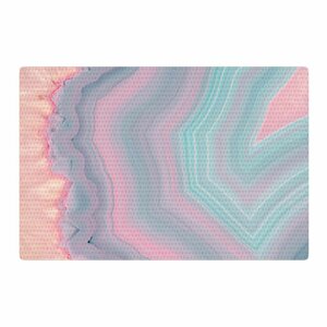 Cafelab Sweet Pastel Agate Pink/Blue Area Rug