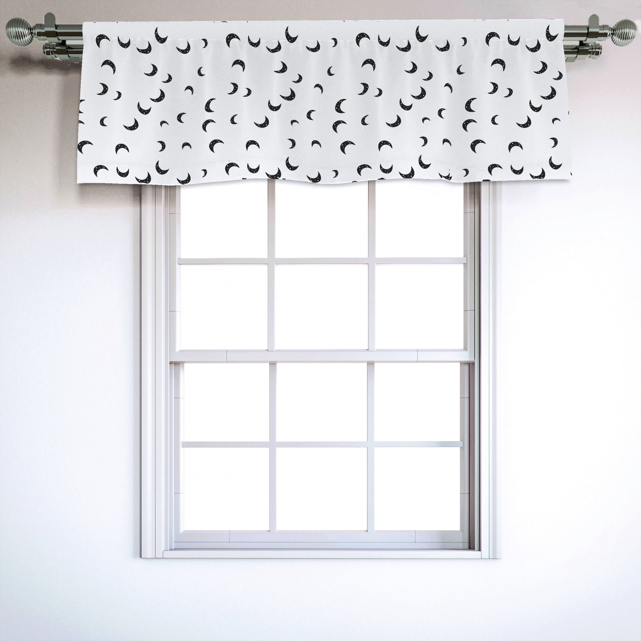 East Urban Home Half Moon 54 Window Valance Wayfair Ca