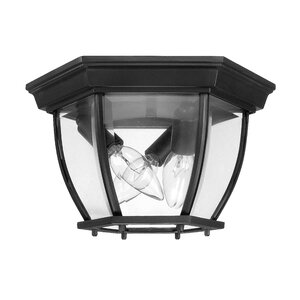 3-Light Outdoor Flush Mount