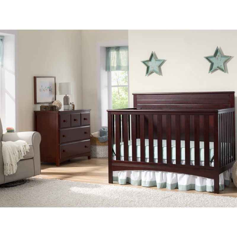 Delta Children Fancy Convertible Standard 2 - Piece Crib ...