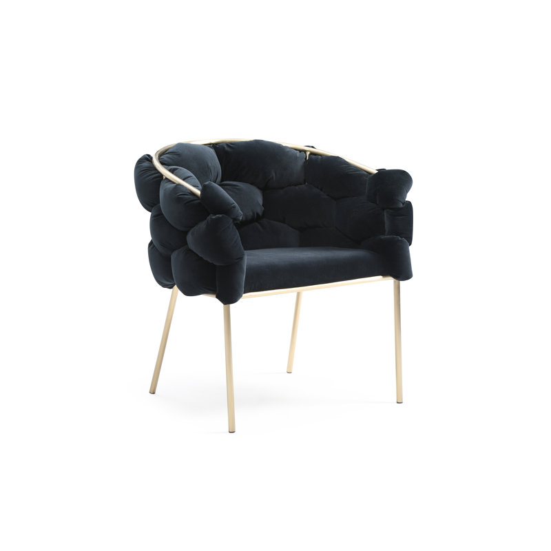 Ivy Bronx Nahunta Velvet Arm Chair Reviews Wayfair