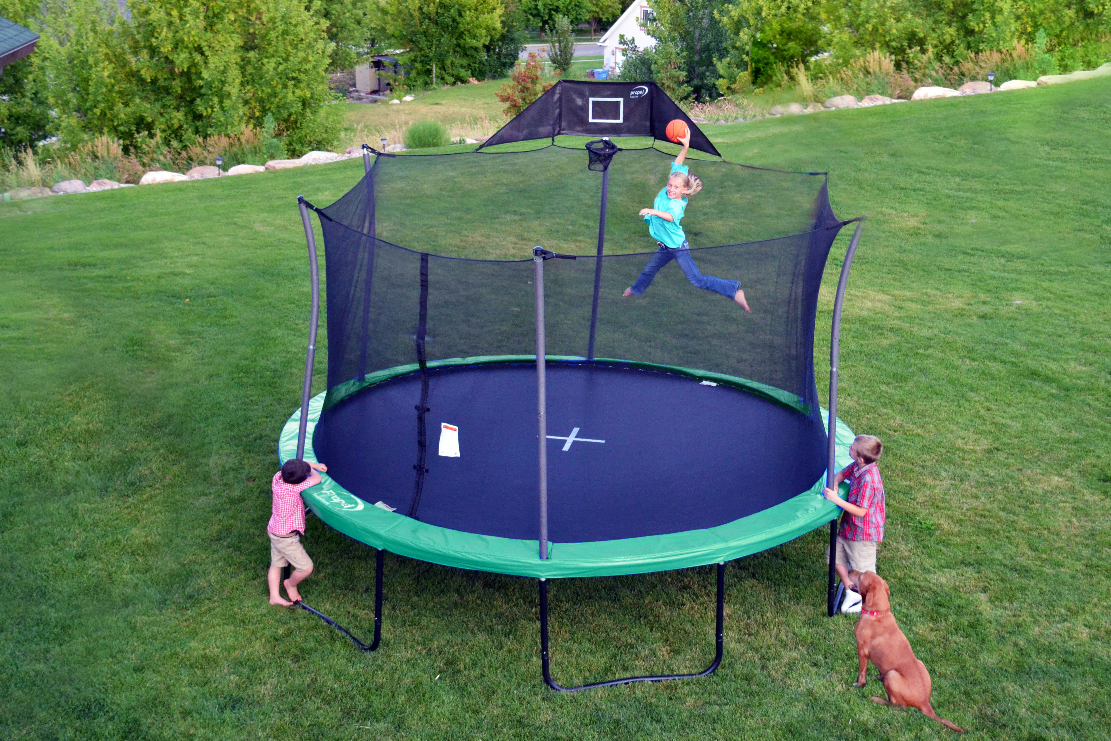 How Much is a Trampoline With Basketball Hoop 