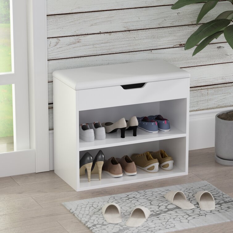 Foundstone™ Norah Shoe Storage Bench & Reviews | Wayfair