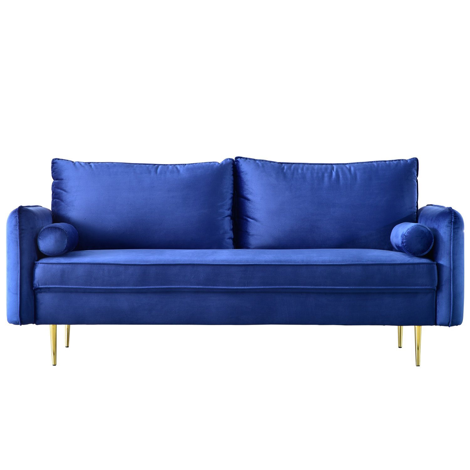 Mercer41 Pasquale Velvet 71 26 Square Arm Sofa Wayfair