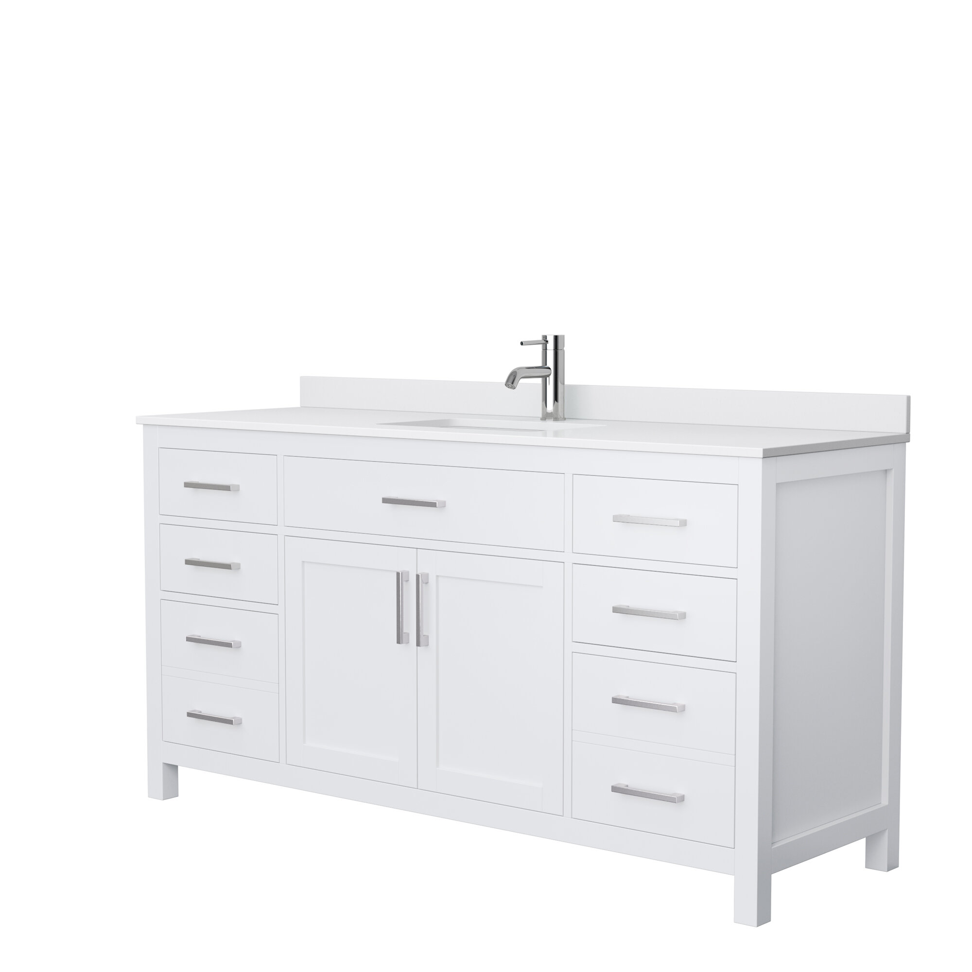 Wyndham Collection Beckett 66 Single Bathroom Vanity Set Wayfair