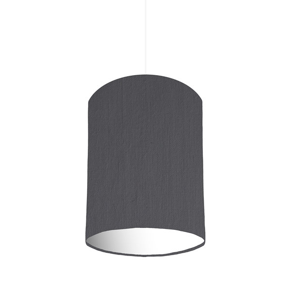 Lighting Extra Large Modern Grey Felt Weave Design Cylinder