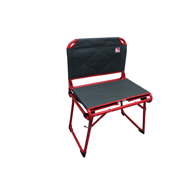 Outdoor Spectator Fold & Go Wide Stadium Seat for Bleachers Convertible Low Profile Camping Chair 225 Lb Capacity 