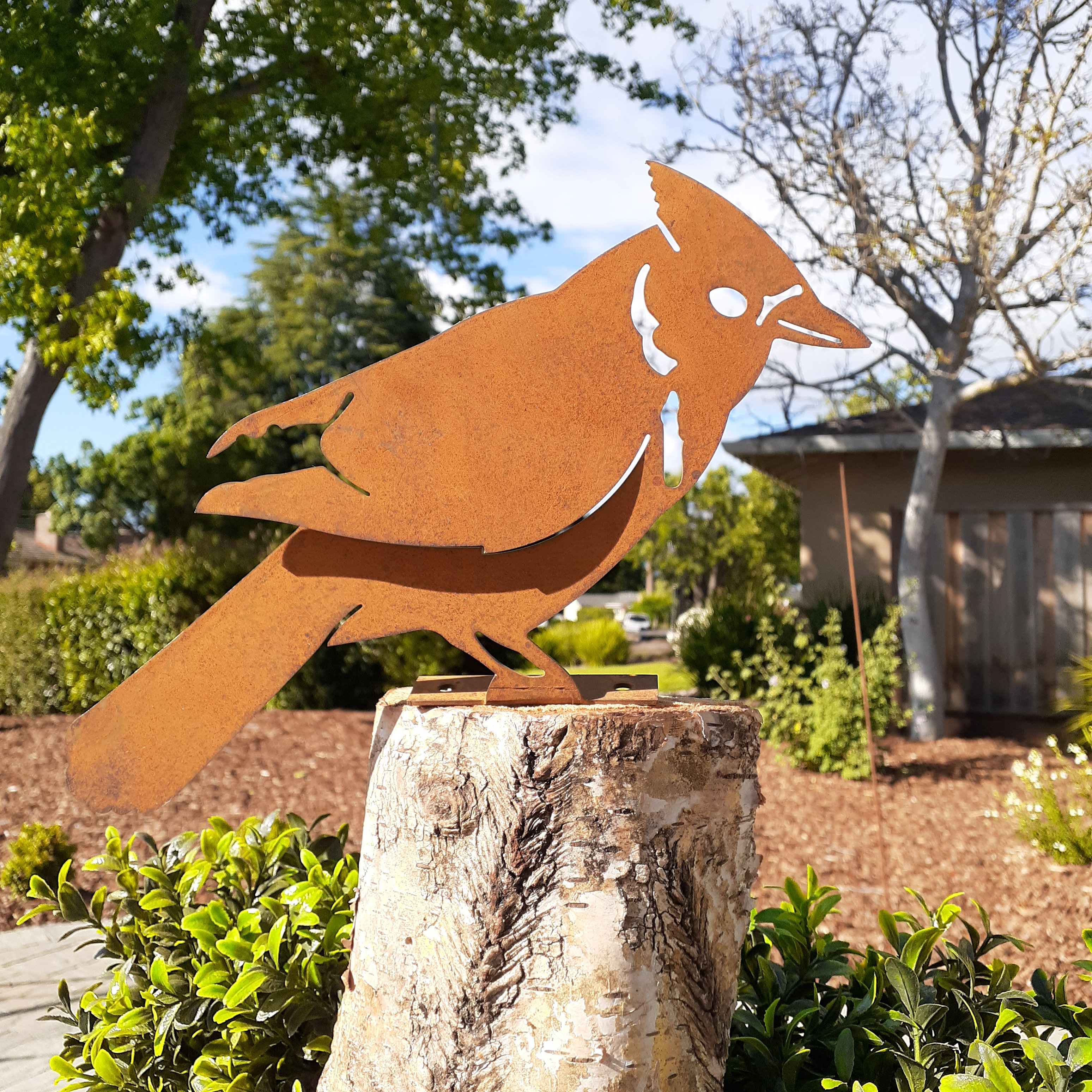 Rustic Duck Family Rusted Metal Yard Art Farmhouse **Free Shipping **