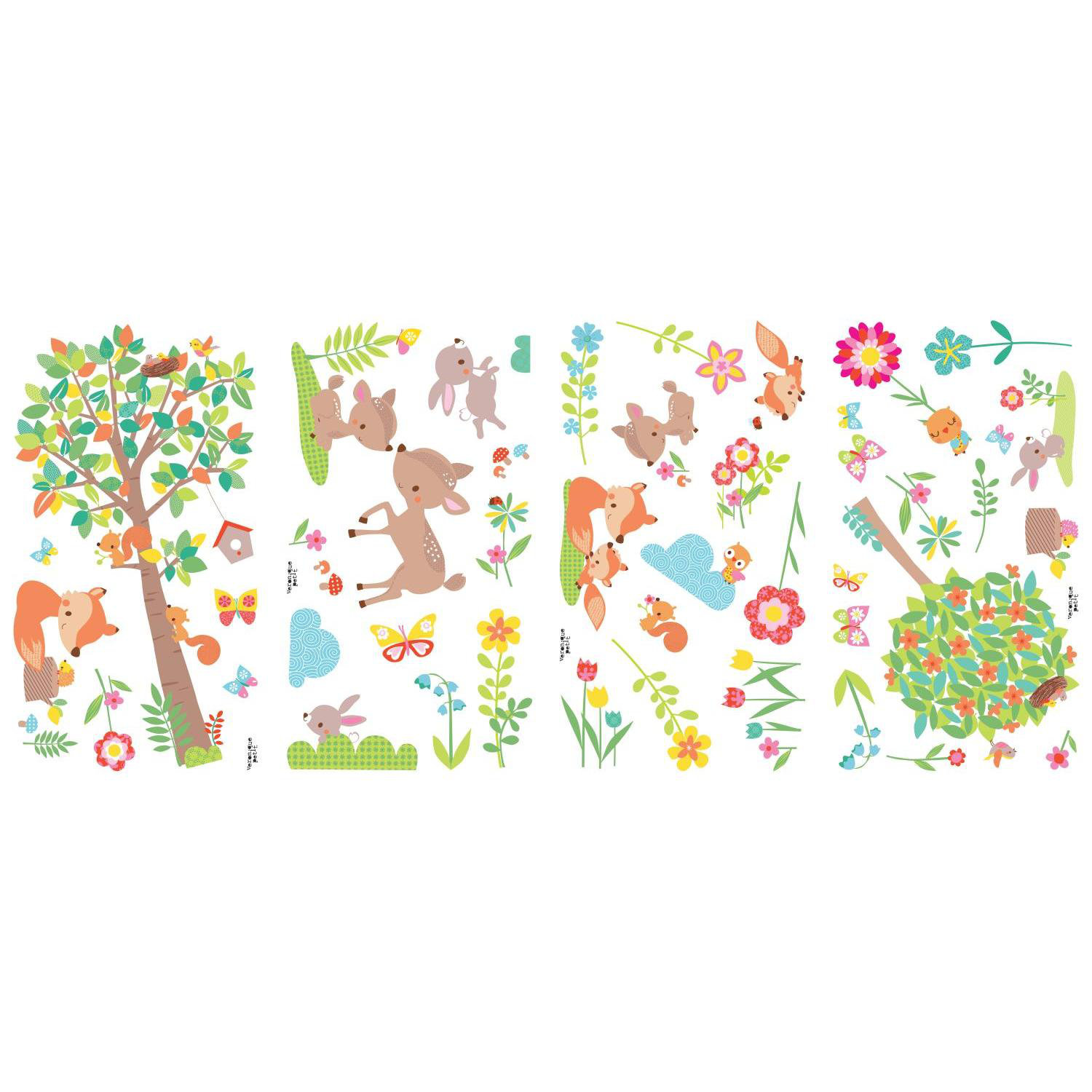 Harriet Bee Woodland Creatures Wall Decal & Reviews Wayfair