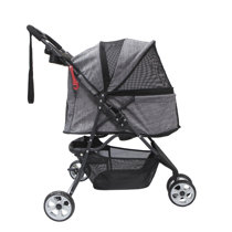 yooki double pet stroller