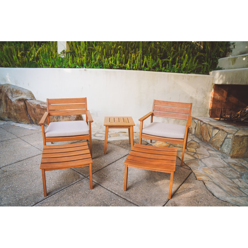 Luthersville Conversation 5 Piece Seating Group with Cushions