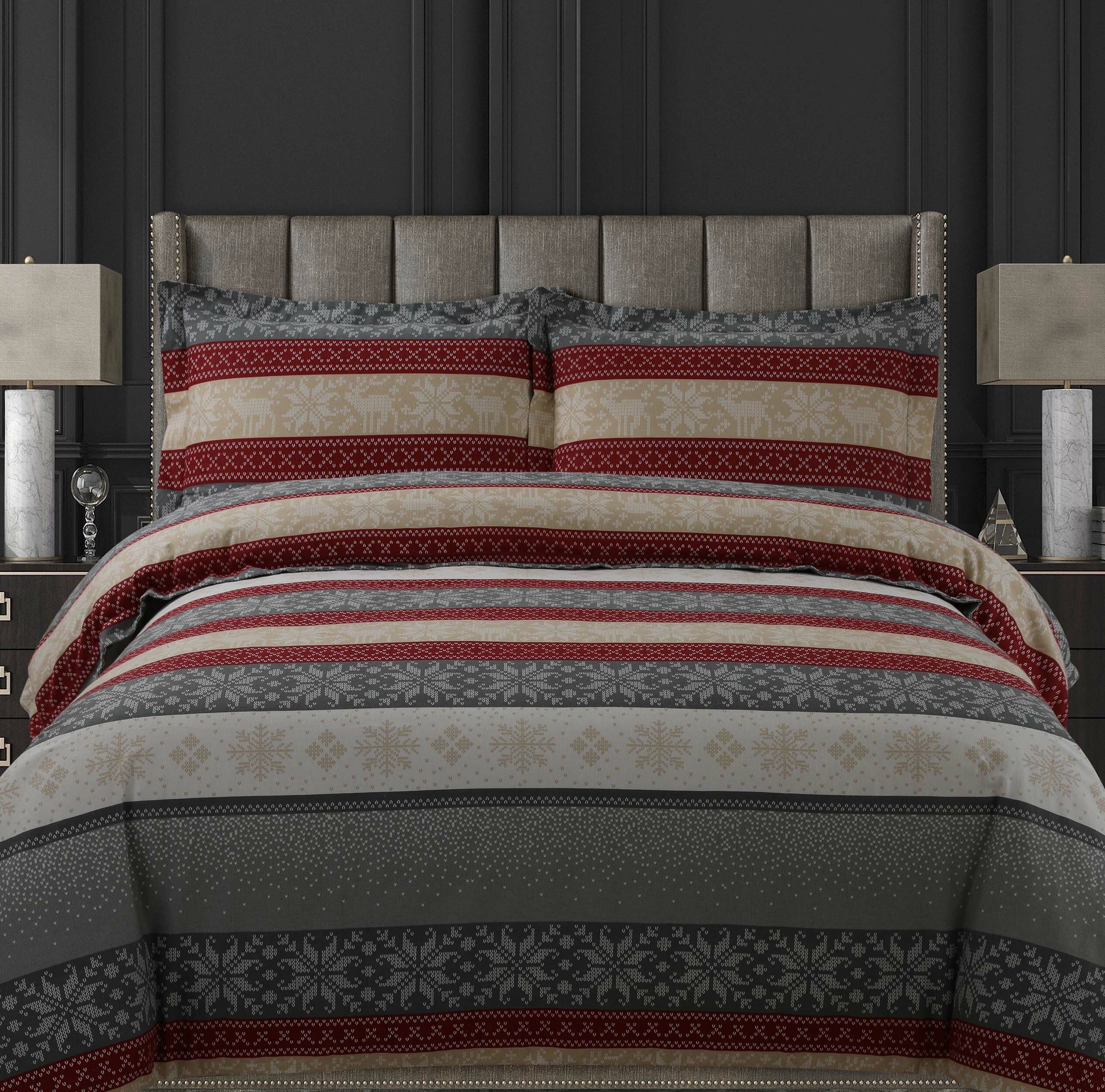 The Holiday Aisle Perkins Soft And Cozy Oversized Duvet Cover Set