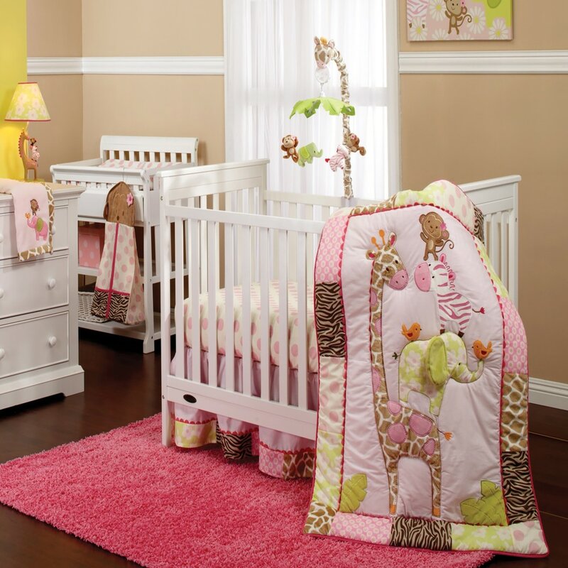 lime green baby bedding