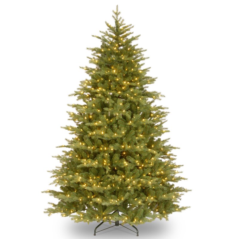 Nordic Spruce Green Spruce Artificial Christmas Tree with Clear/White Lights