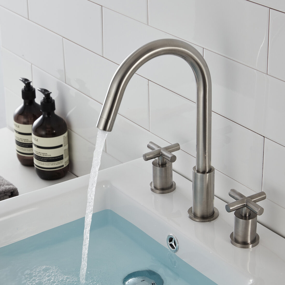 Kdk Home High Luxury Vessel Solid Brass Widespread Bathroom Faucet