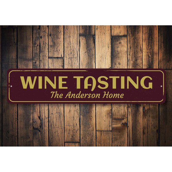 Novelty-Fun Wood Sign-Plaque--Wine Taster Will Work For Free