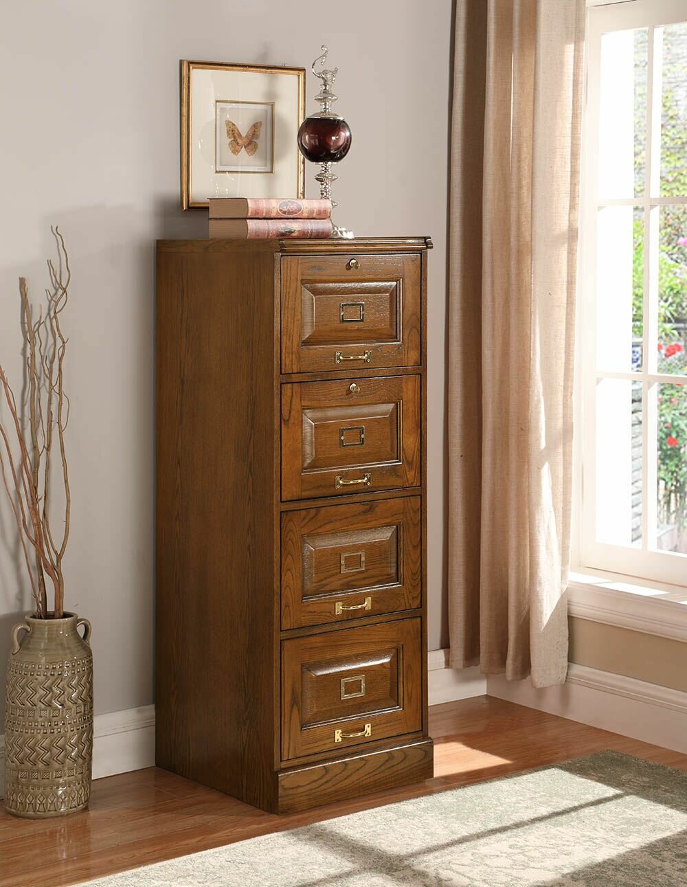 Darby Home Co Fannie 4 Drawer File Cabinet Reviews Wayfair
