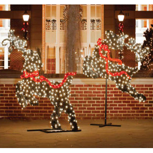 giant commercial grade led lighted leaping reindeer topiary christmas decoration - Lighted Animals Christmas Decoration giant commercial grade led lighted leaping reindeer topiary christmas decoration - Lighted Animals Christmas Decoration