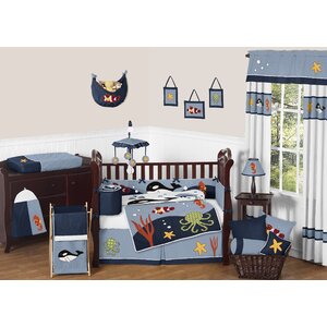 Ocean 9 Piece Crib Bedding Set