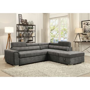 Grosse Sleeper Sectional With Ottoman By Latitude Run