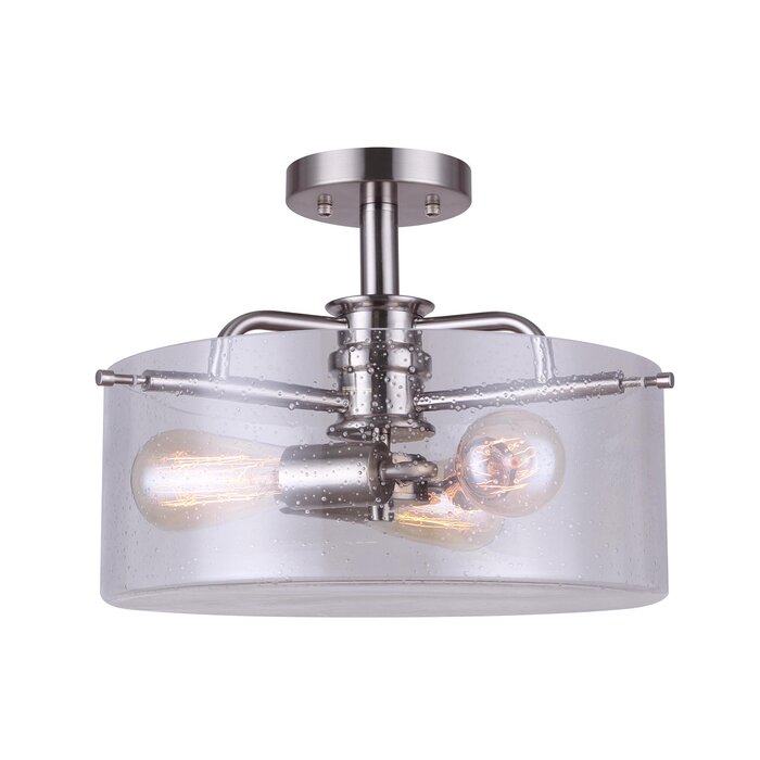 Williston Forge Dayna 3 Light Semi Flush Mount Wayfair