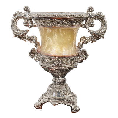 Fayanna Crinkled Handled Urn