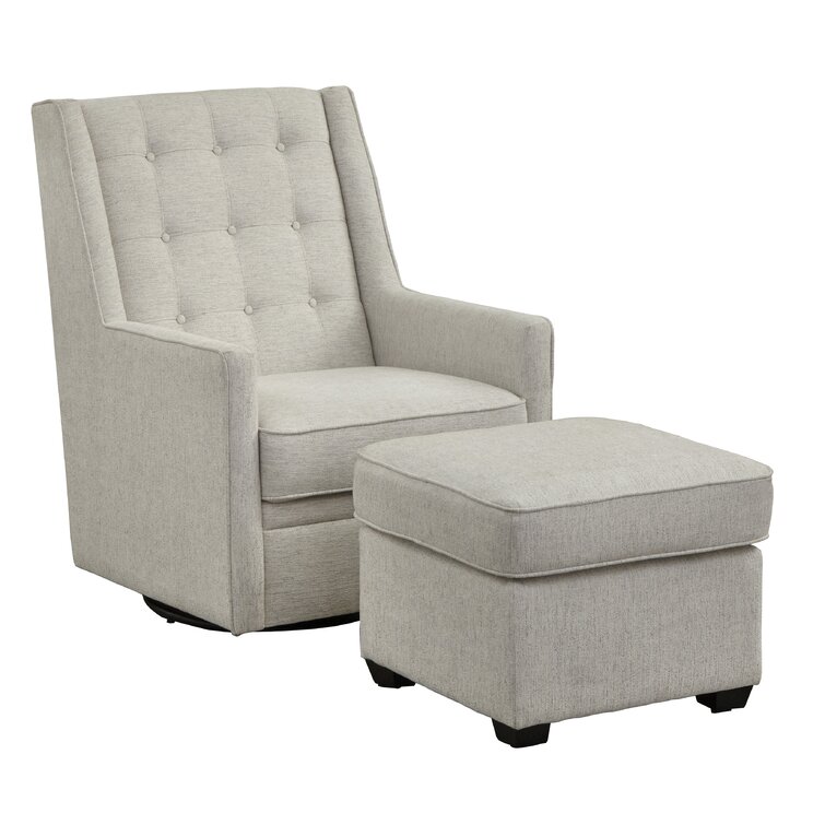 west hill swivel glider and ottoman