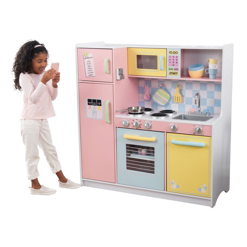 pastel kitchen set