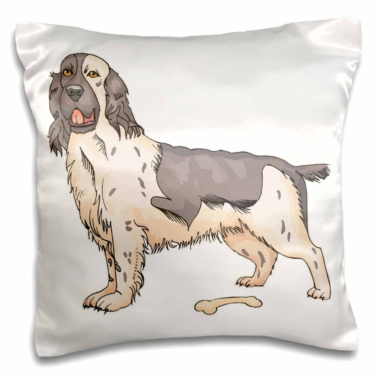springer spaniel pillow