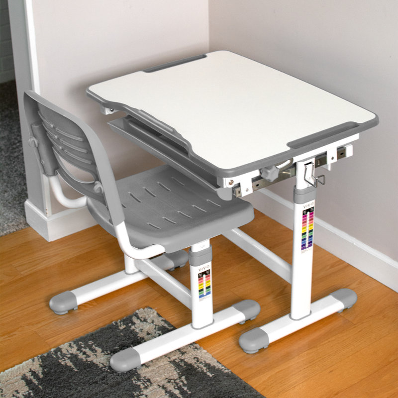 desk and chair