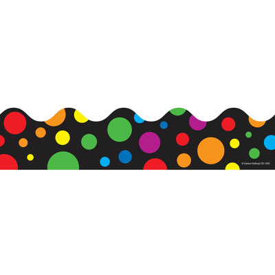Rainbow Dots Classroom Border Frank Schaffer PublicationsCarson Dellosa Publications