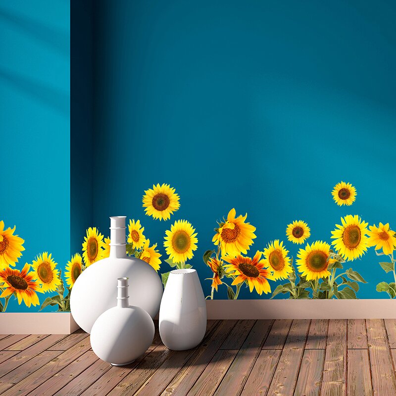 Borders Unlimited Summer Love Floral Flowers Wall Sticker Decals Kids Room Decor Kids Teens At Home Patterer Home Decor